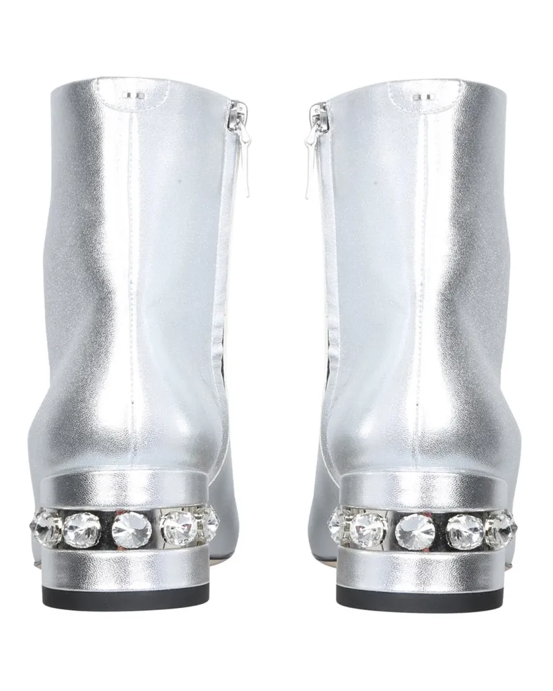 Nicholas Kirkwood Boots — Silver Silver