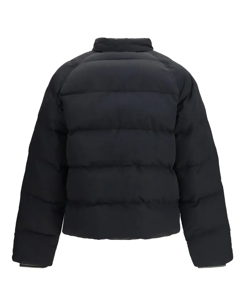 Fred Perry Recycled Taslan Raglan Padded Jacket — Black Black