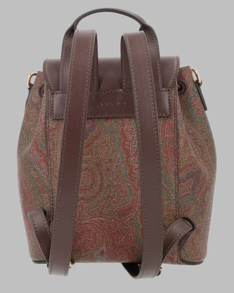 Etro Women's Backpack Essential S Multicolour Cotton Backpacks Multicolor