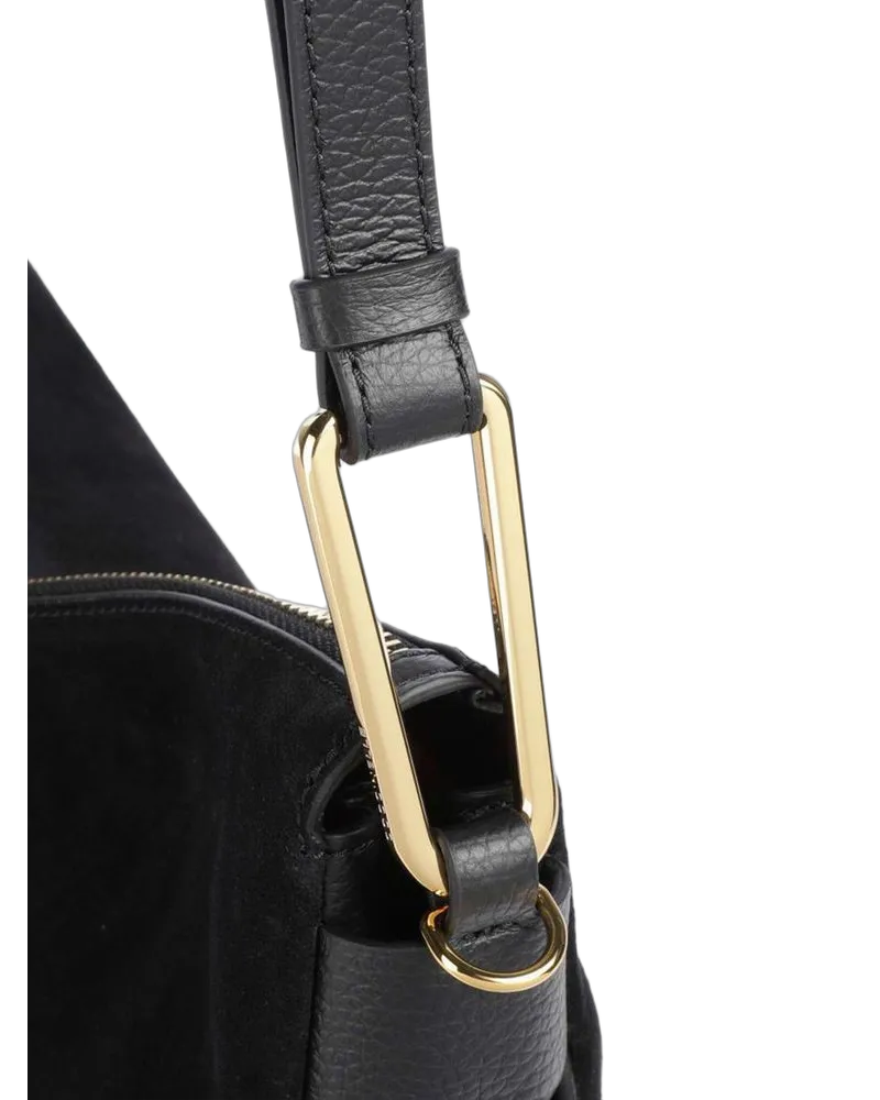 Coccinelle Women's Shoulder Bag Black Cowhide Shoulder-bags Black