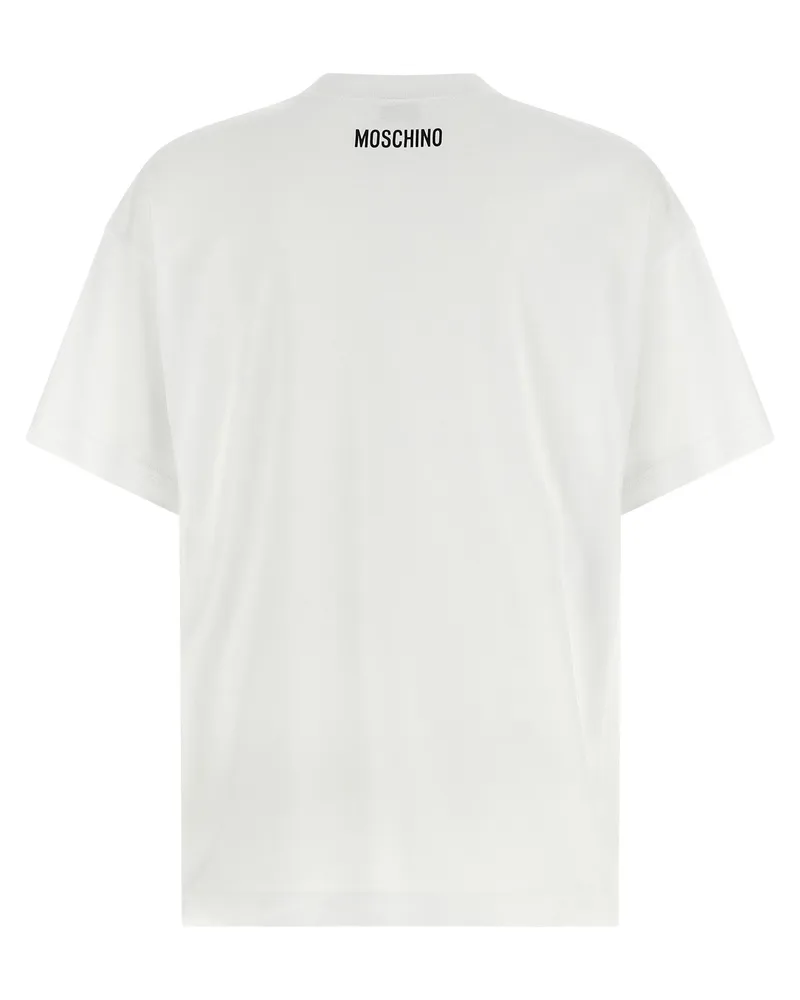 Moschino Graphic-Print Cotton T-shirt — White White