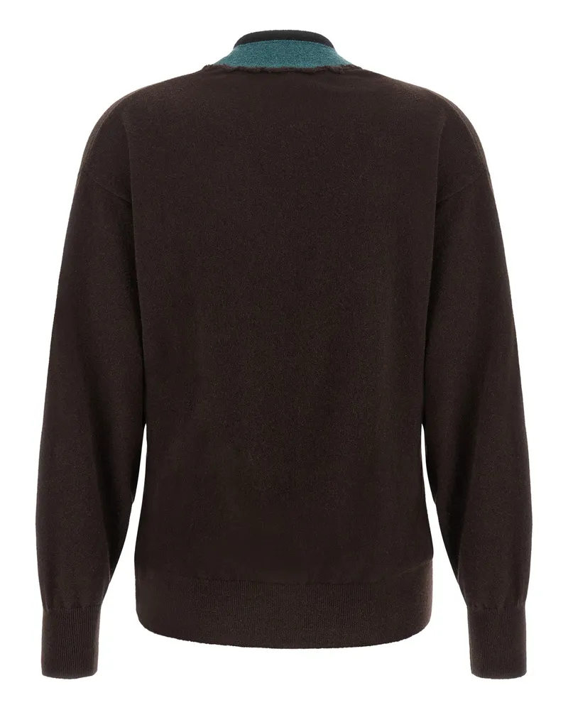 Dries van Noten Toma Cardigan — Brown Brown