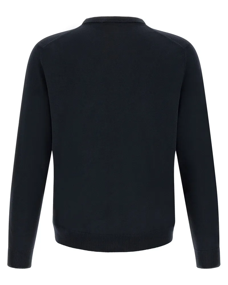 Zanone Giro Sweater — Navy Navy