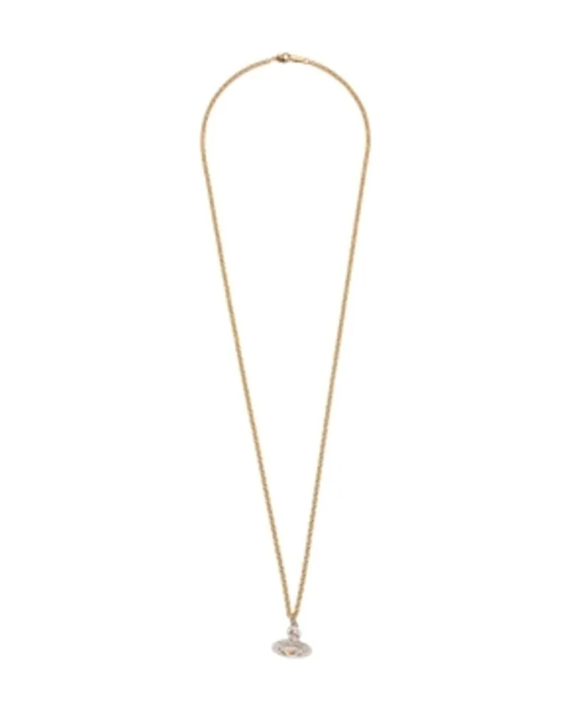 Vivienne Westwood Women's New Tiny Orb Necklace Metal Multicolor Jewelry-Watches Necklaces Gold
