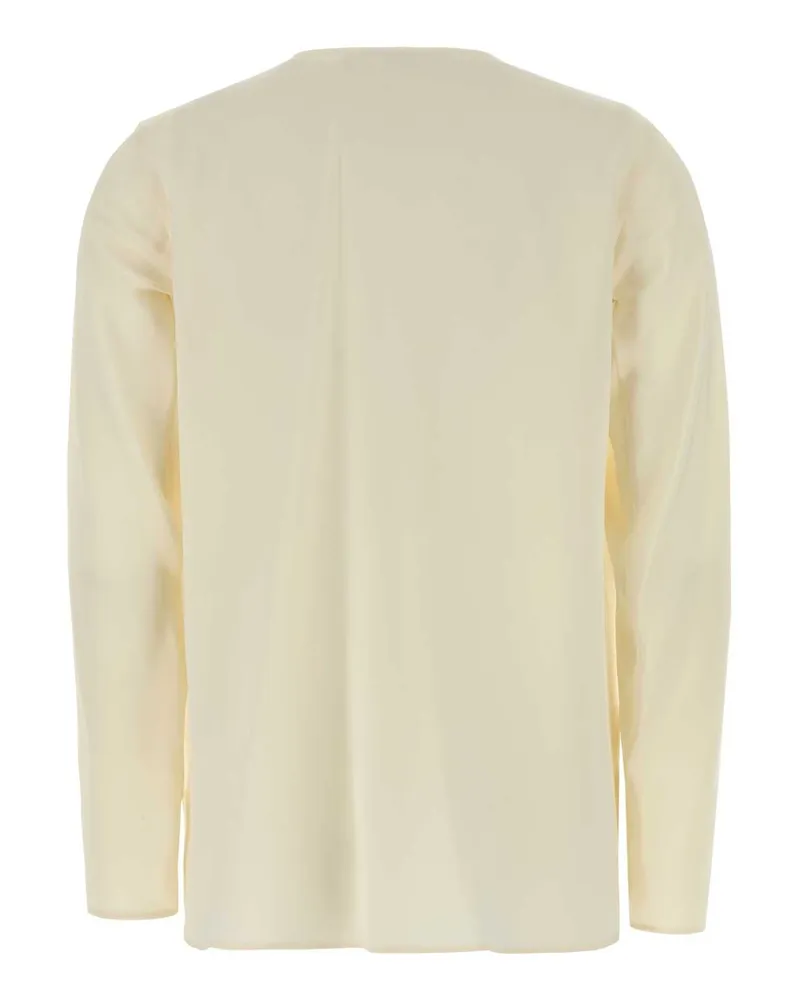 Max Mara 2611191018600 005 Avorio Exterior: Silk Elastane Maglie Sweater Beige