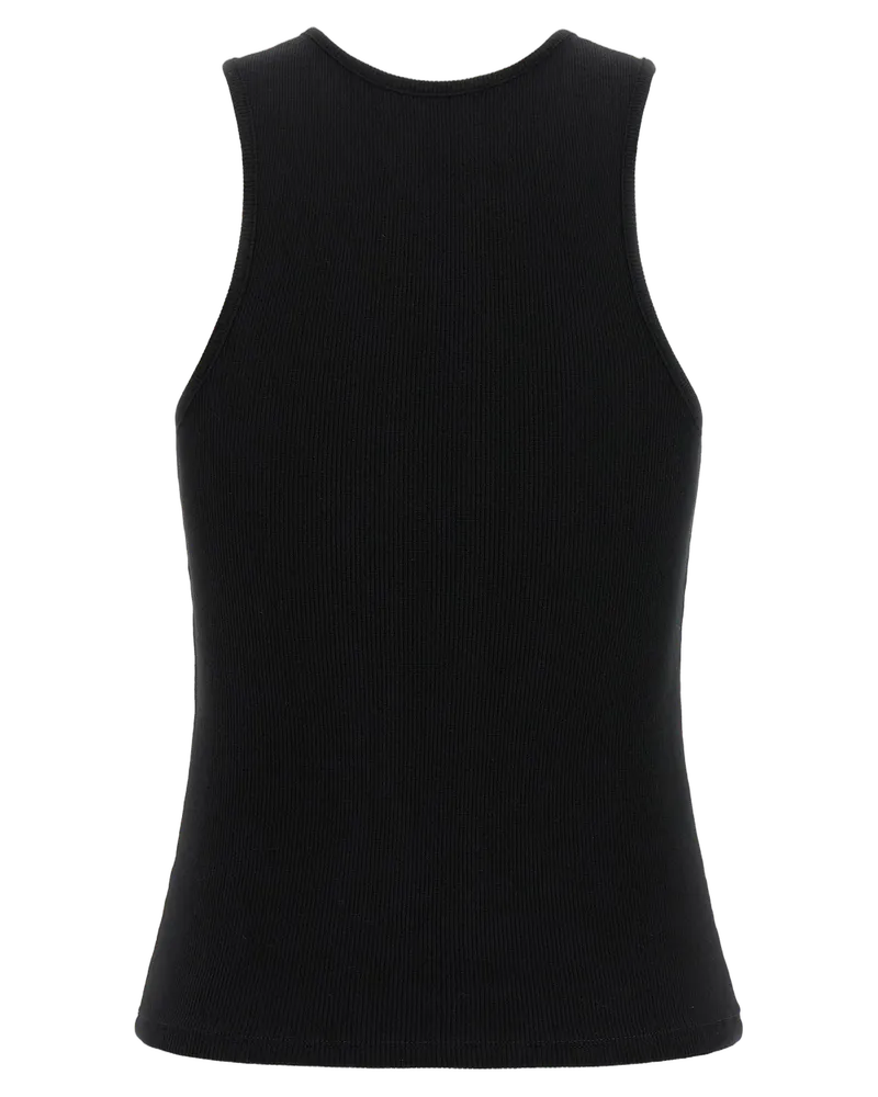 Vivienne Westwood Women's Black Cotton Sleeveles T-Shirt Black