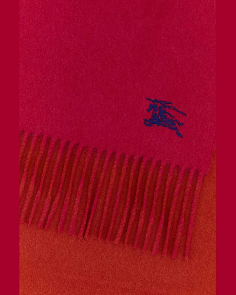Burberry Unisex Fuchsia Cashmere Reversible Scarf Jampinkrouxred Sciarpe E Foulard Scarfs Pink