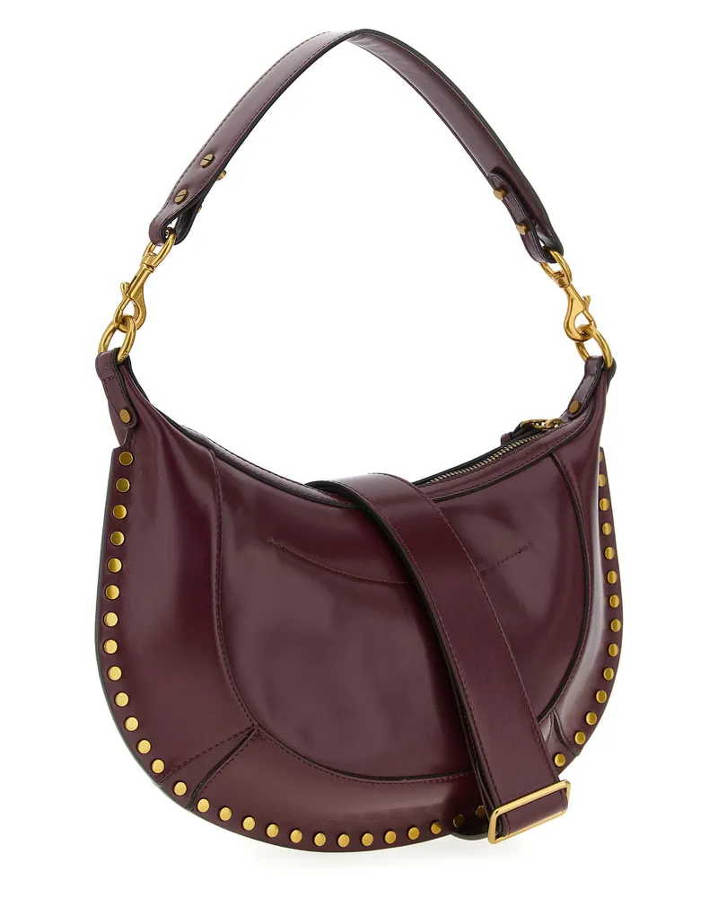 Isabel Marant Naoko Shoulder Bag — Burgundy Burgundy