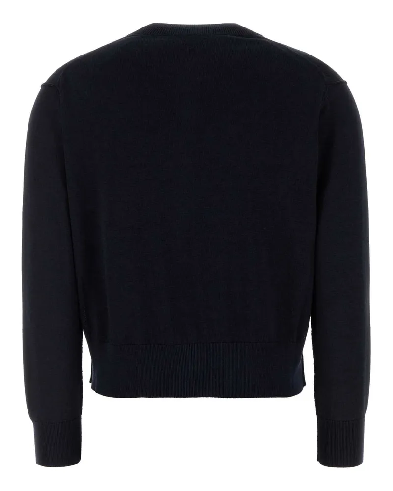 Bottega Veneta 841817v5m50 4121 Navy Exterior: Cotton Viscose Maglieria Sweater Navy