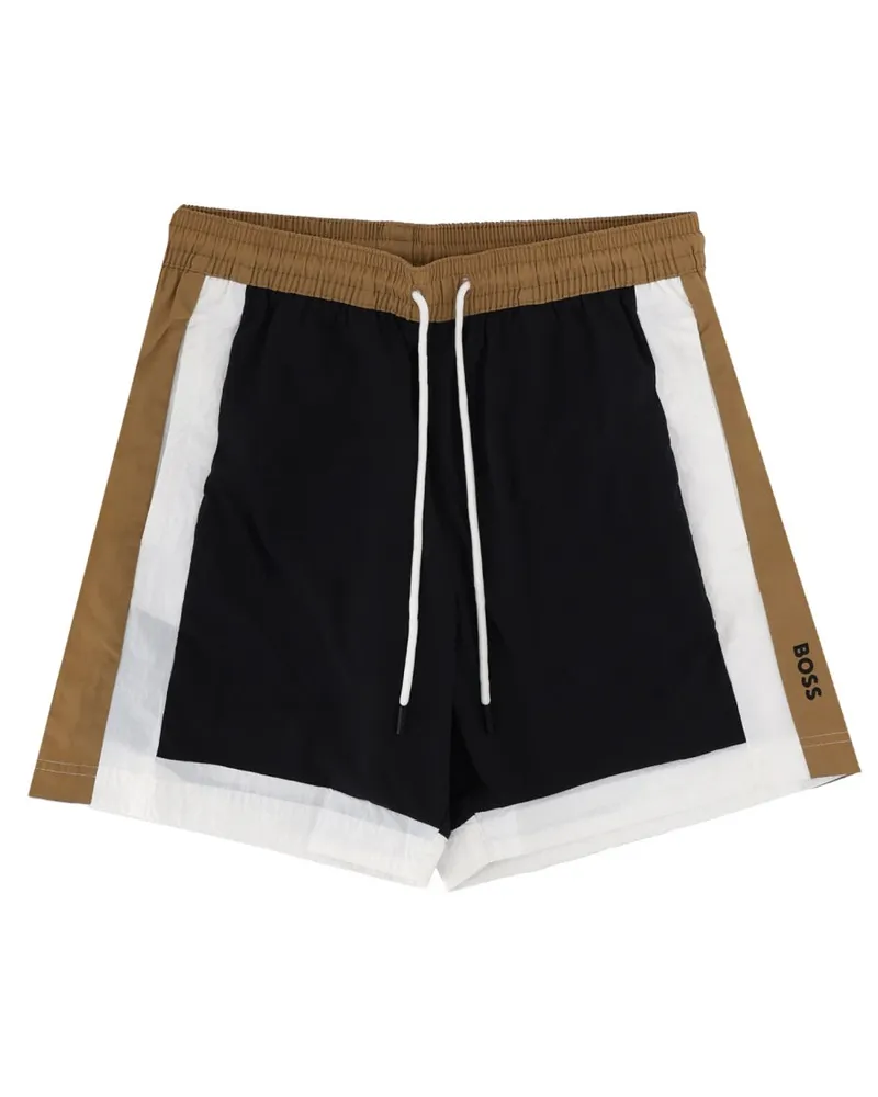 HUGO BOSS Polyamide Swim Shorts — Black Black