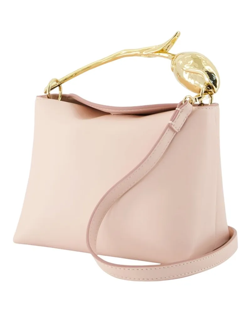 Erdem Bloom Calfskin Leather Top Handle Bag — Pink Pink