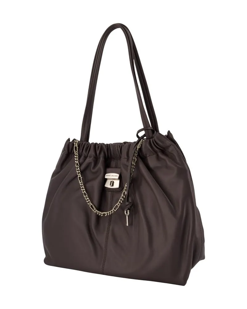 Marc Jacobs Women's The Tote Bag -  Leather Brown Lambskin Totes-Shopping-Bags Brown