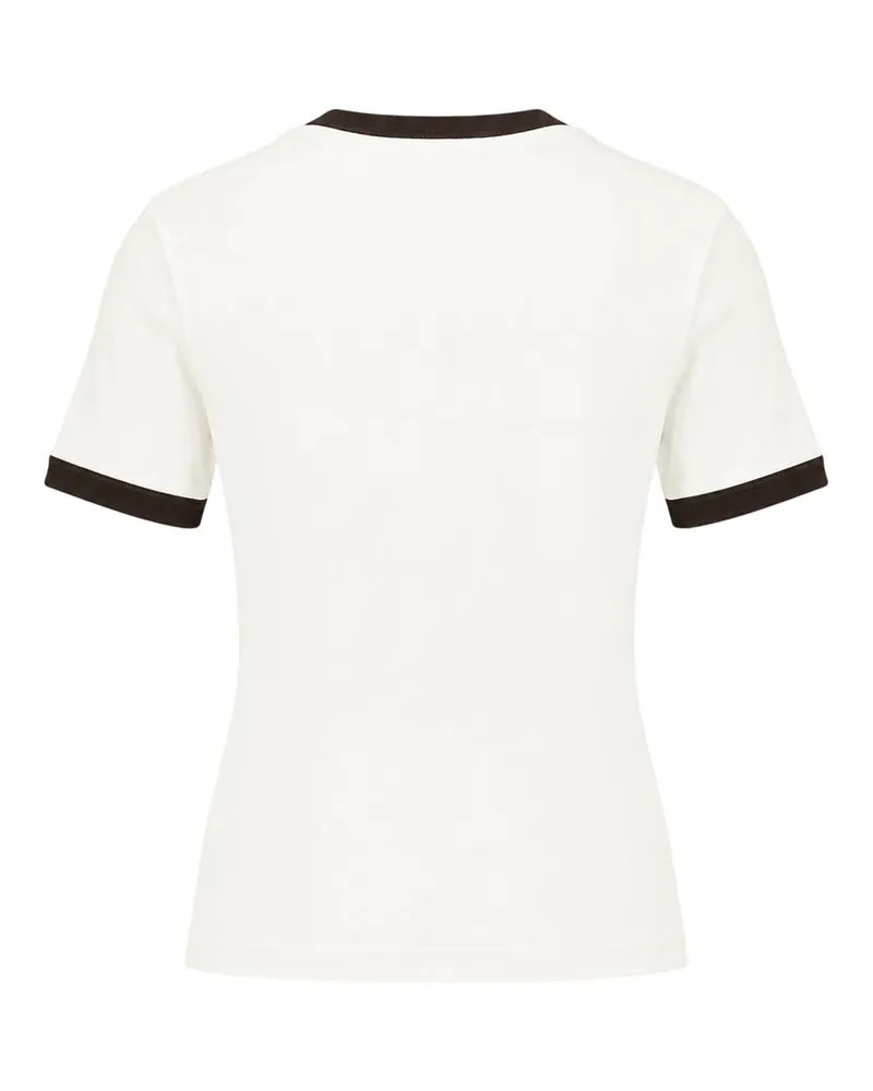 Samsøe & Samsøe Women's Sabond Ss 15318 T-Shirt - Samsøe Cotton Ivory Ready-To-Wear T-Shirts Ivory