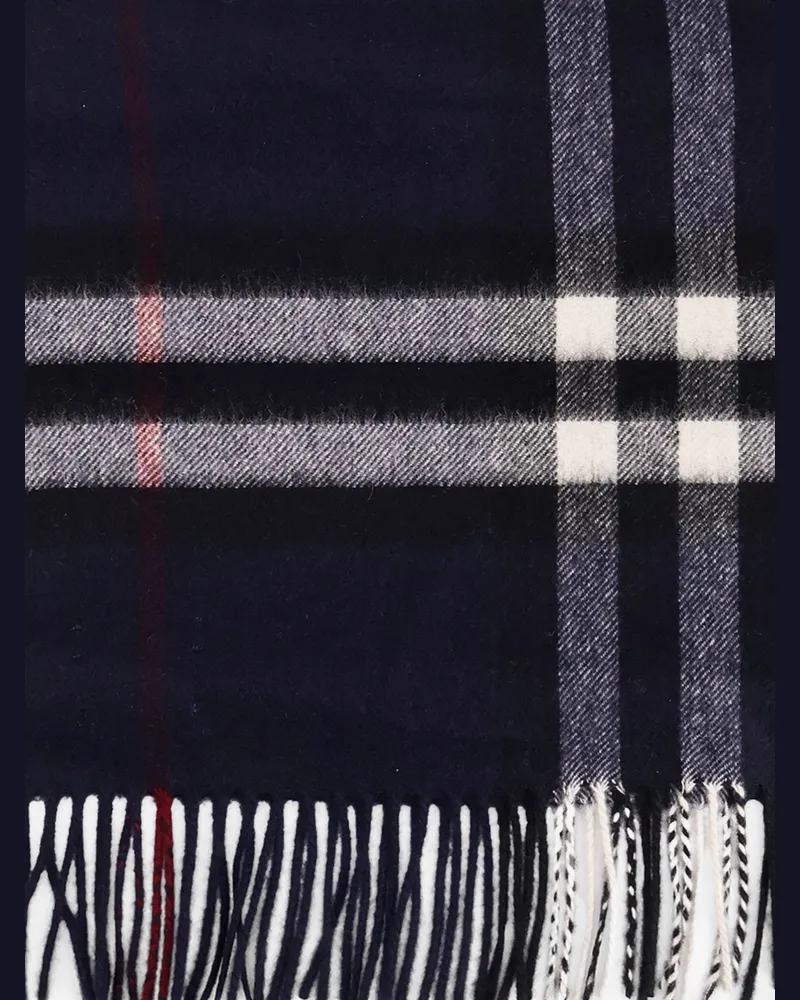 Burberry Unisex Cashmere Scarf Black Scarfs Black