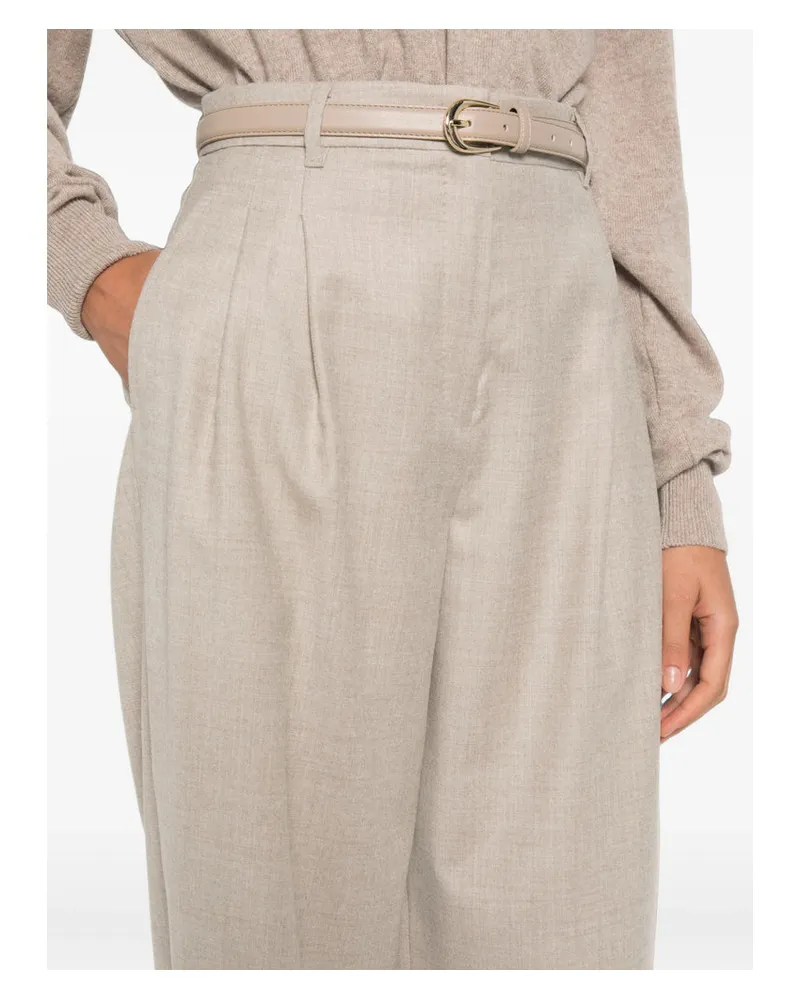 Max Mara MSTLAGO Trousers — Beige Beige
