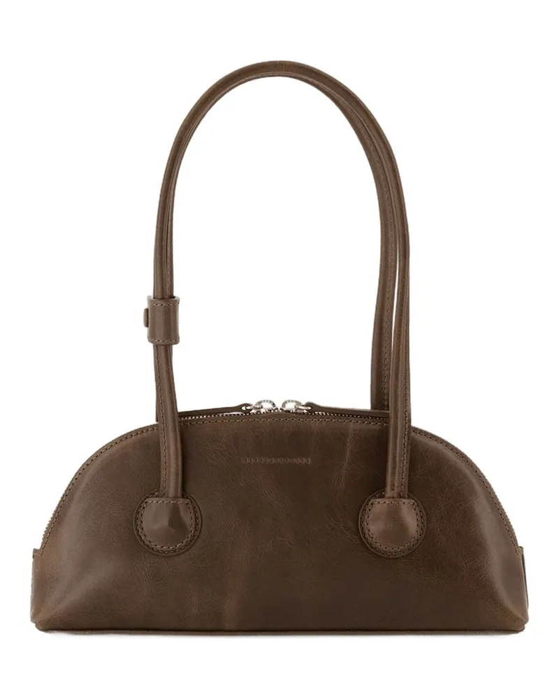 Marge Sherwood Women's Cowhide Leather Shoulder Bag Brown Brown