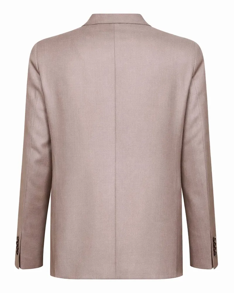 Tagliatore Men's Blazer Montecarlo Beige Virgin Wool Jacket Beige
