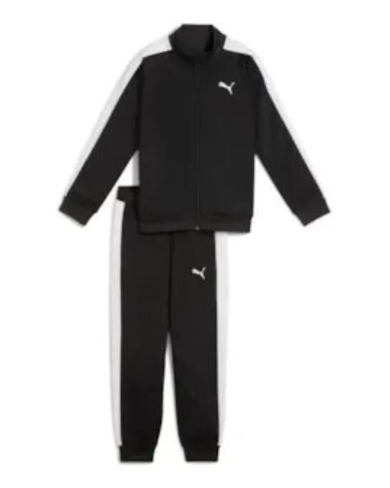 Puma Kids Set With Sweatshirt And Pants Black Recycled Polyester Sets Accessory Black