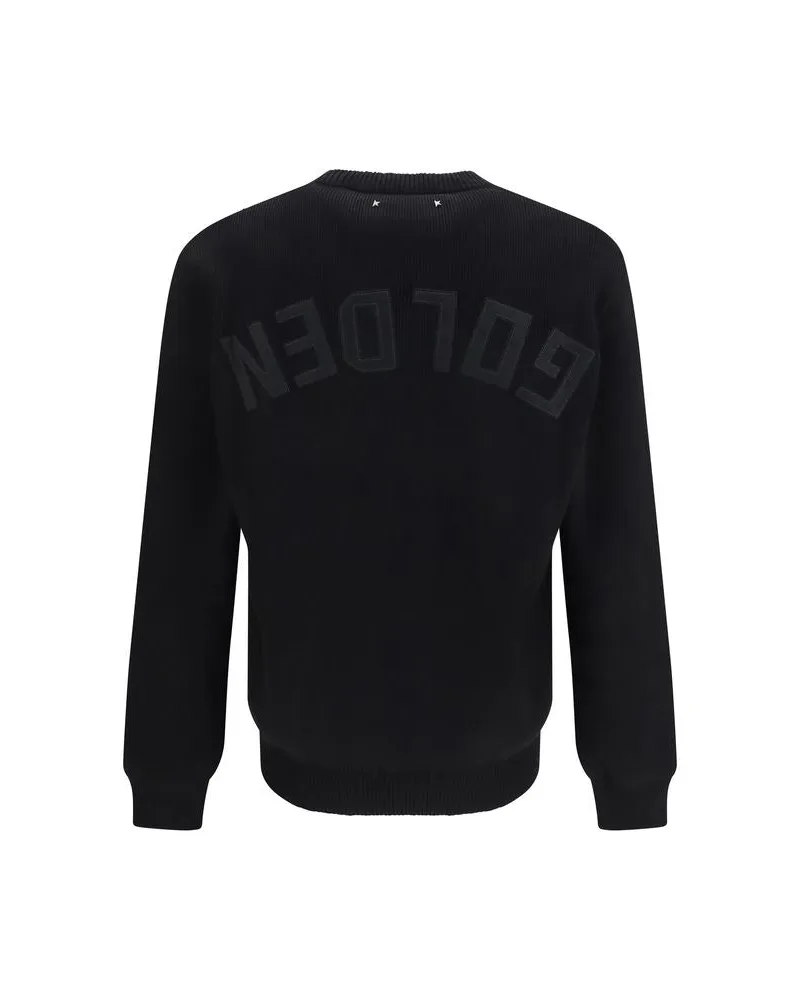 Golden Goose Men's Black Cotton Sweatshirt Clothing Black