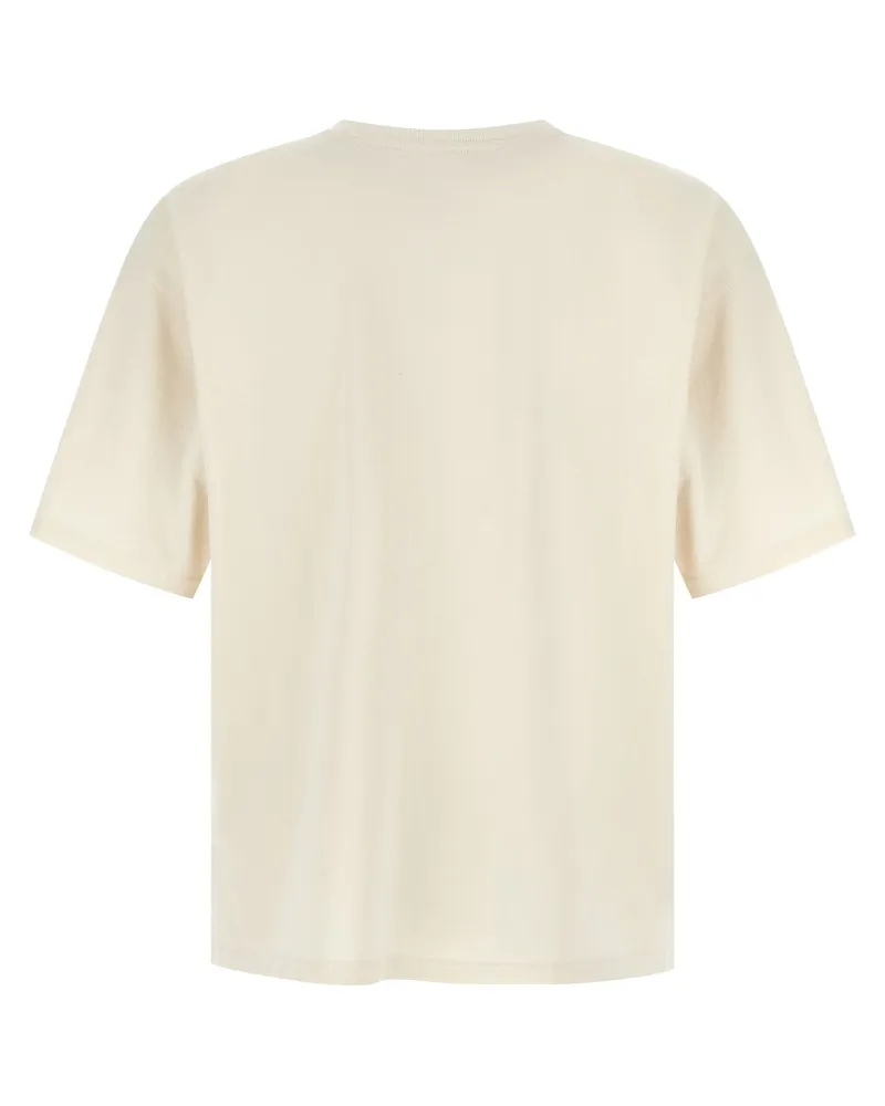 Diesel Distressed Logo Print T-Shirt — White White