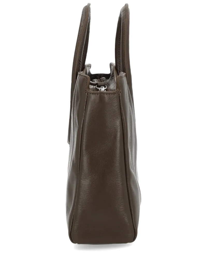 STAUD Maude Mini Top Handle Bag — Brown Brown