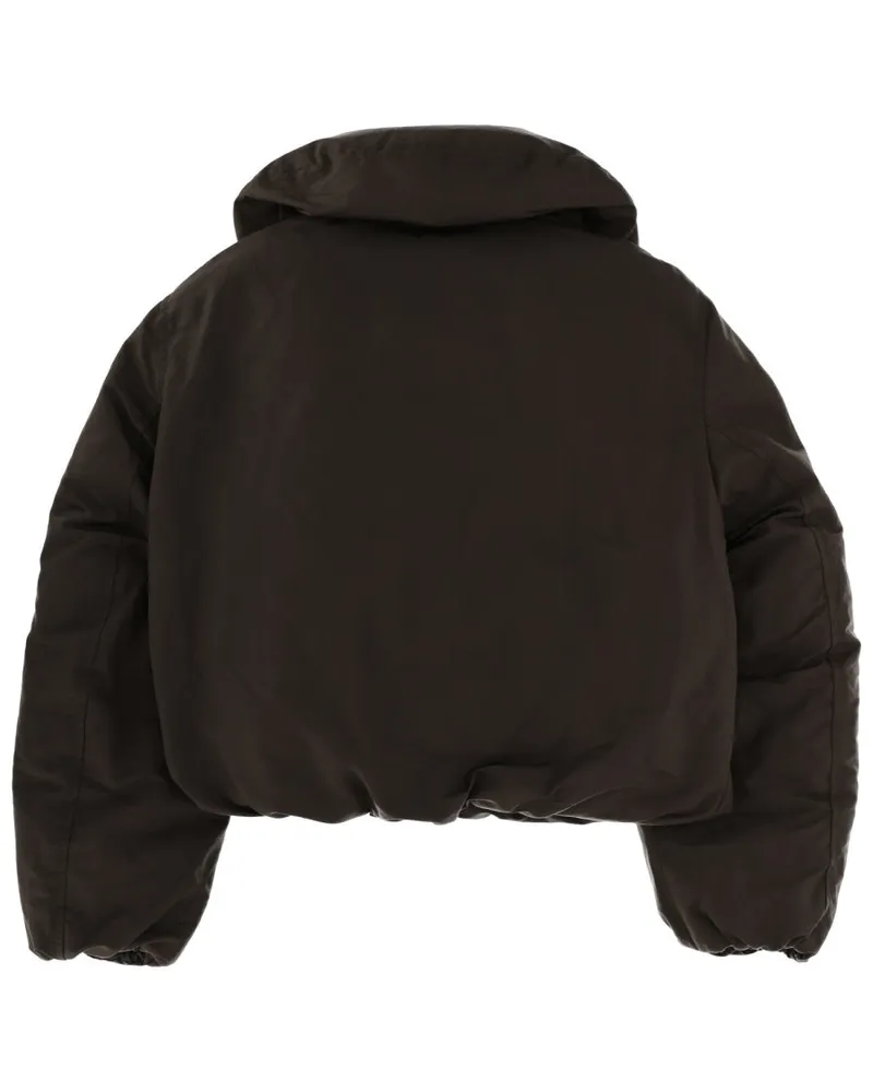 Christophe Lemaire Cotton Down Jacket — Brown Brown