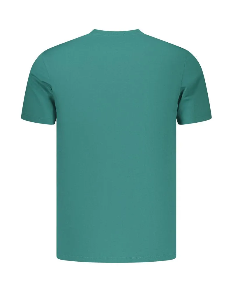 Calvin Klein Logo-Appliqué Cotton T-Shirt — Green Green