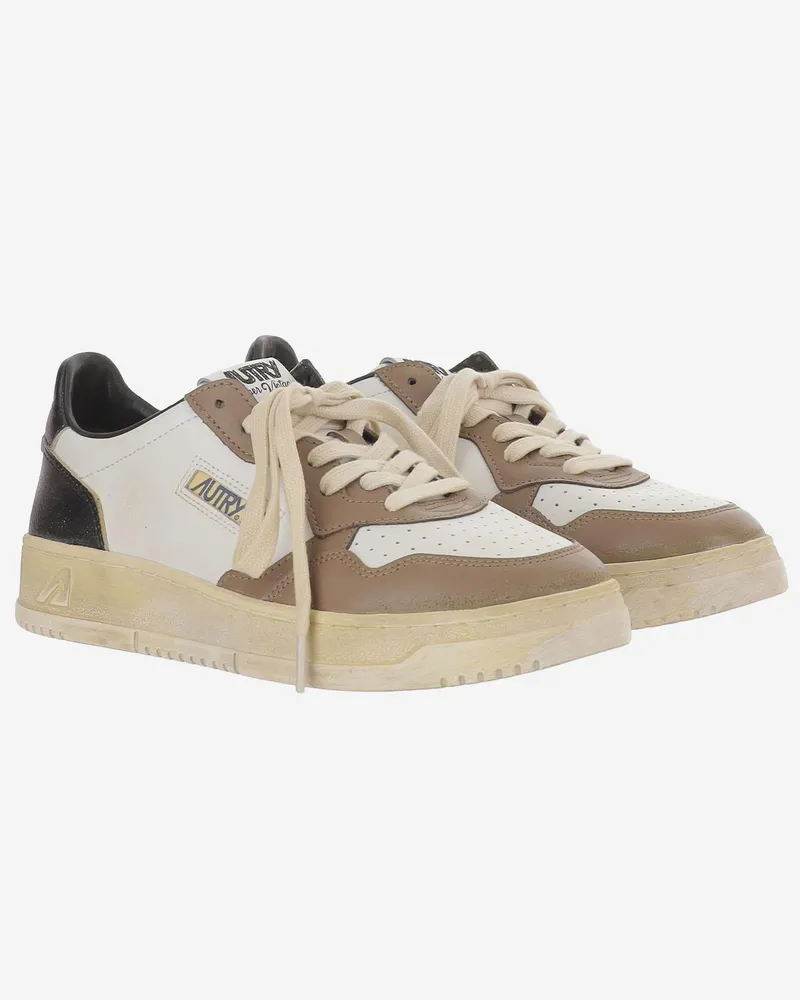 AUTRY Men's Leather Sneakers Multicolour Trainers Multicolor