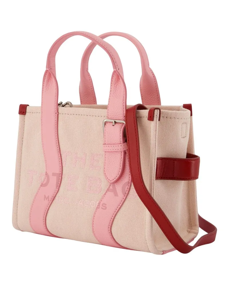 Marc Jacobs Women's The Small Tote Shopper Bag -  Cotton Pink Totes-Shopping-Bags Pink