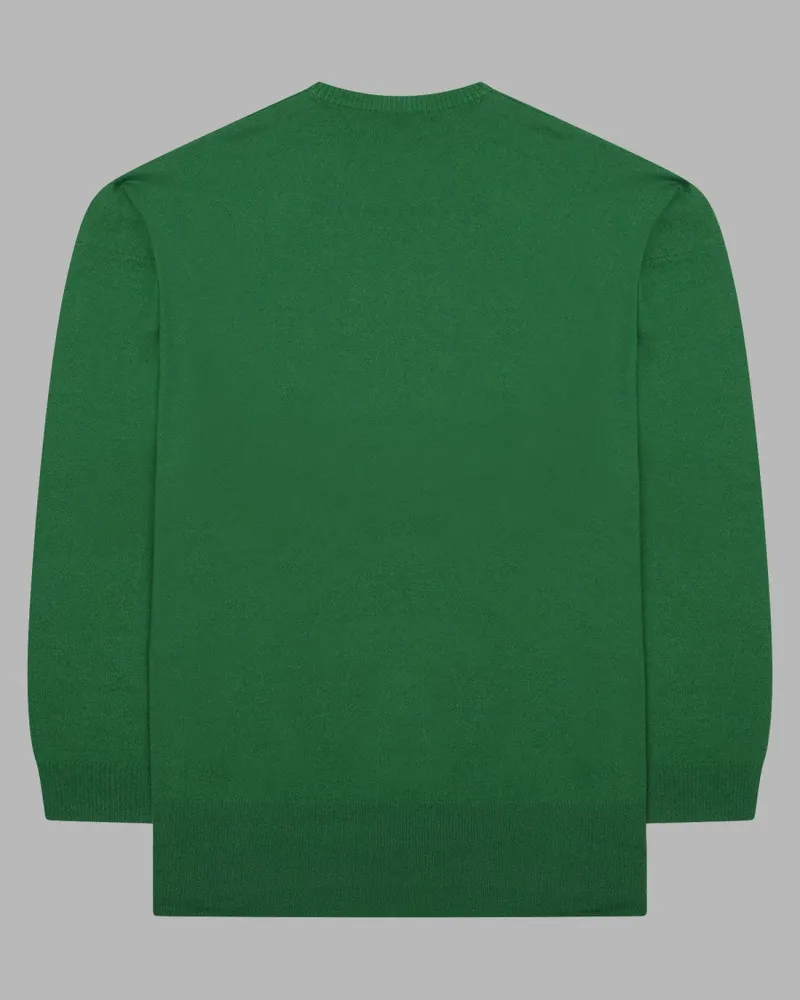 ALYSI Merino Wool Sweater — Green Green