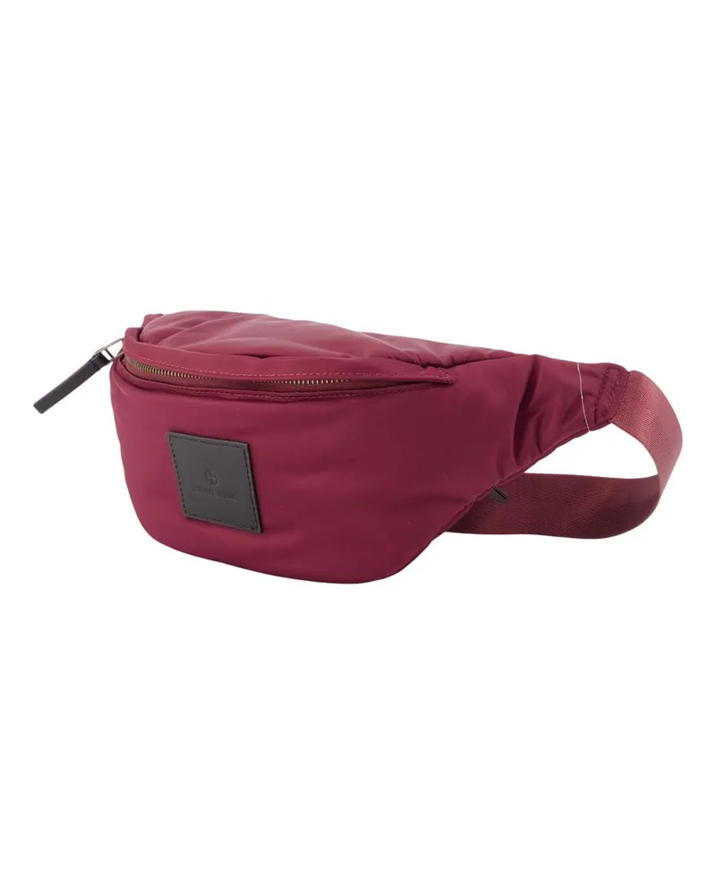 Anine Bing Women's Leon Small Bumbag Nylon Burgundy Bags Fanny-packs Burgundy