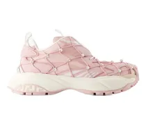 Women's Padded Calfskin Sneaker Pink