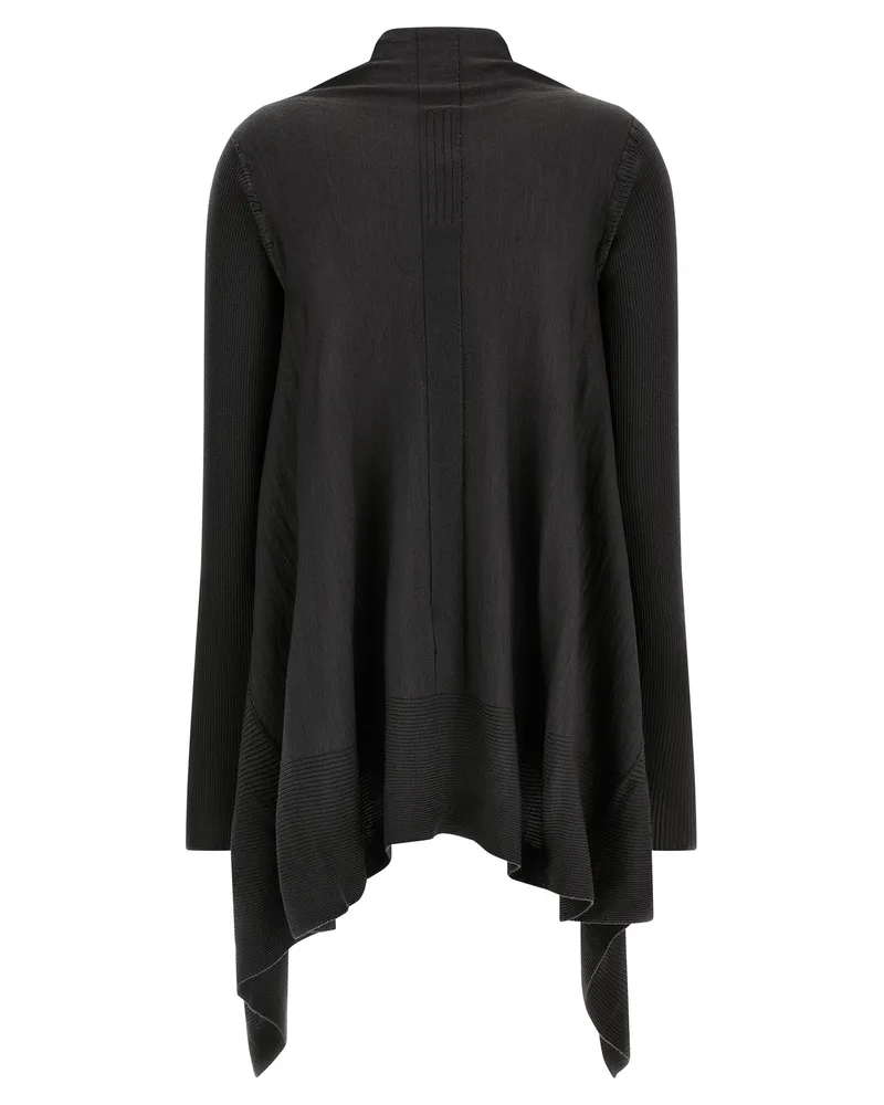 Rick Owens Women's Black Wool Cardigan Clothing Black