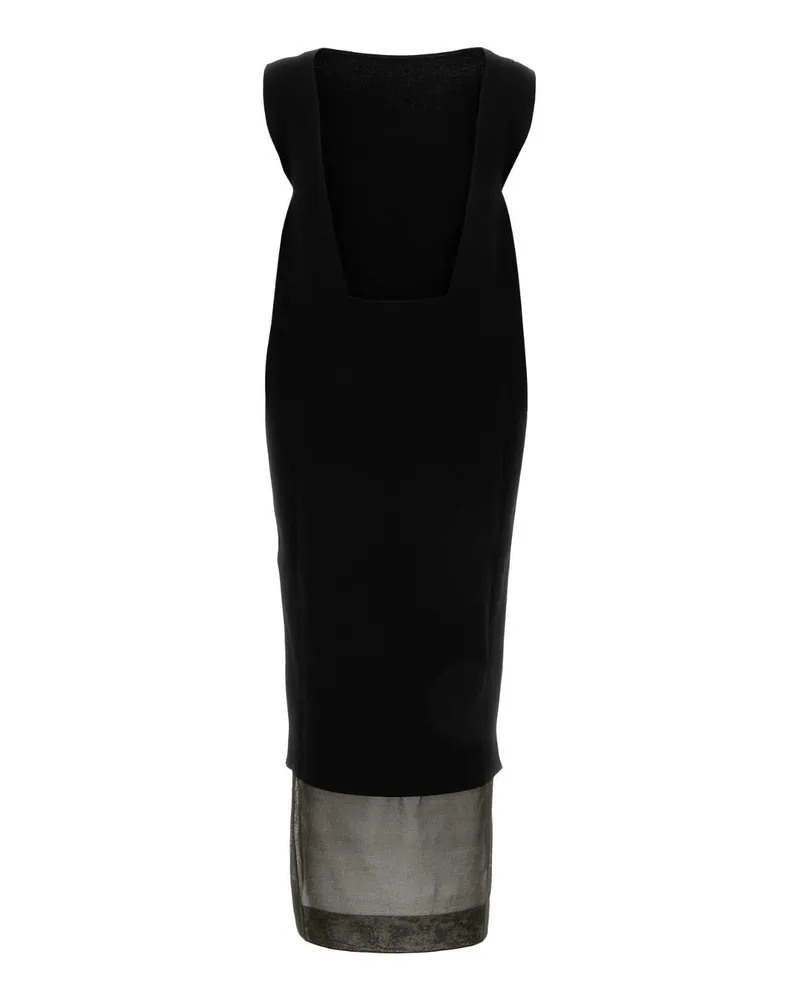 KHAITE Women Black Viscose Blend Malik Dress Exterior: Polyester Abiti Black