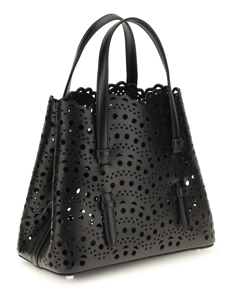 Alaïa Women's Handbag Mina Black Calf Leather Handbags Hand Bags Black