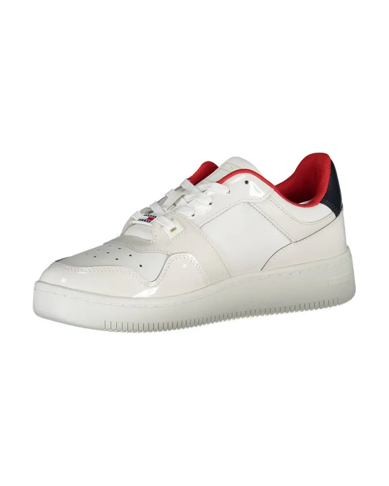 Tommy Hilfiger Leather Logo Sneaker — White White