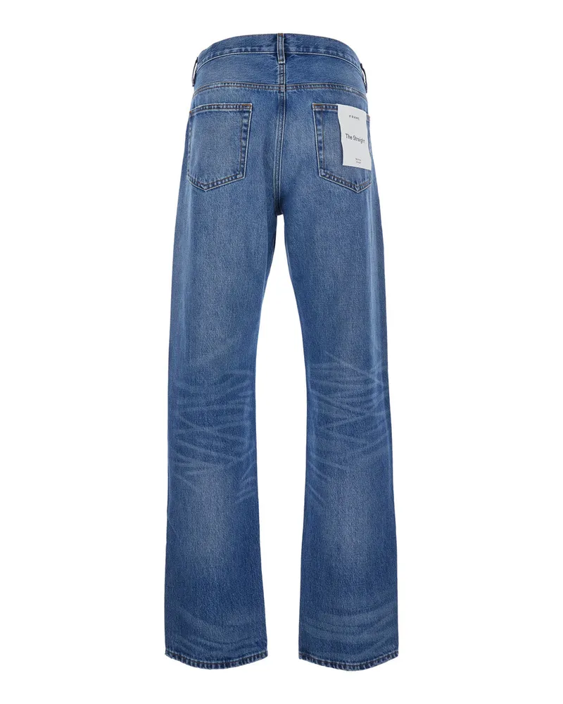 Frame Denim Men's Straight Jeans Blue Blue