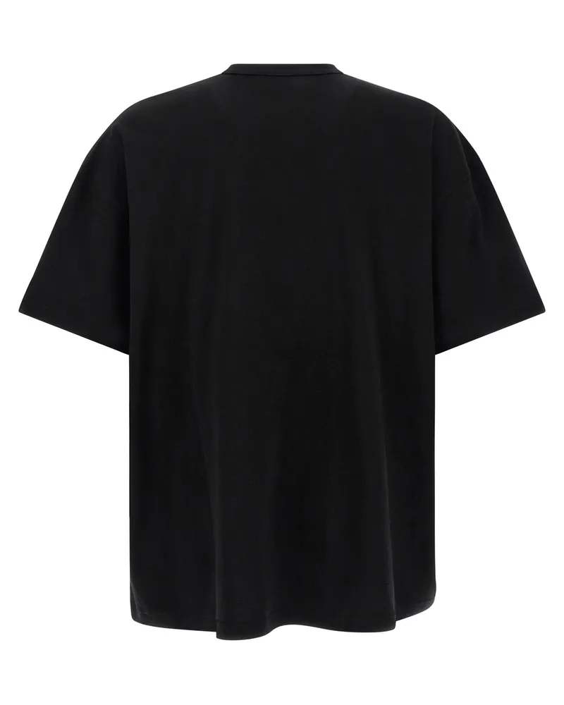 Comme des Garçons Logo-Print Cotton T-Shirt — Black Black