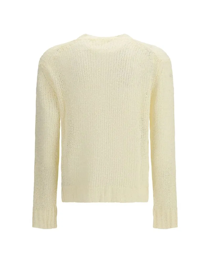 Jil Sander Men's Bicolor Linen Sweatshirt Clothing Bicolor