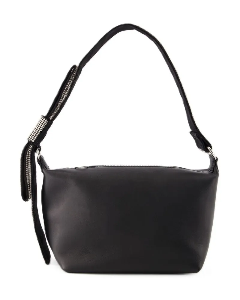 KARA Women's Hobo Black Calfskin Black