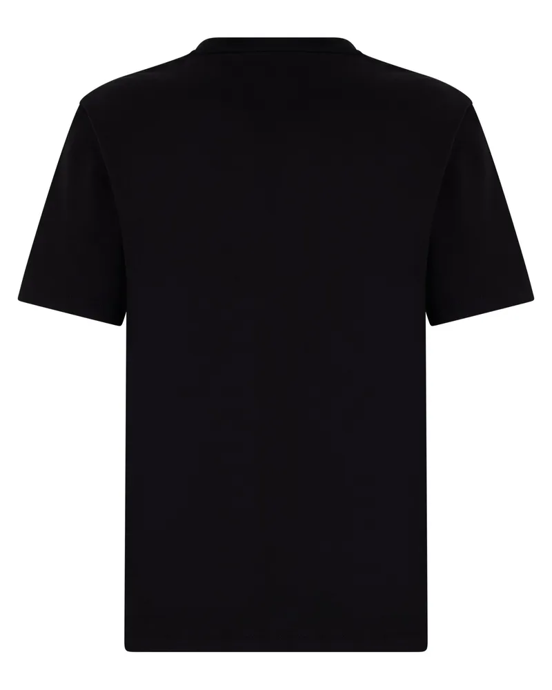 HUGO BOSS Men's T-Shirt Short-Sleeve Cotton Black T-Shirts And Polos Black