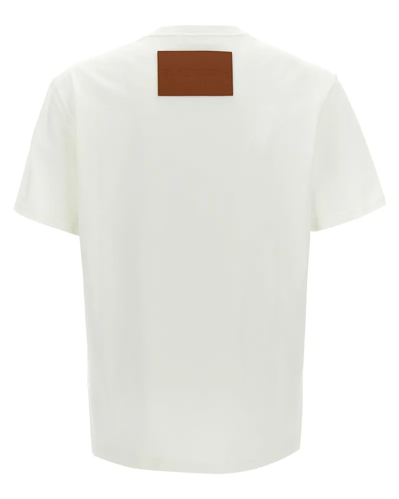 Jil Sander Men's White Cotton T-Shirt White