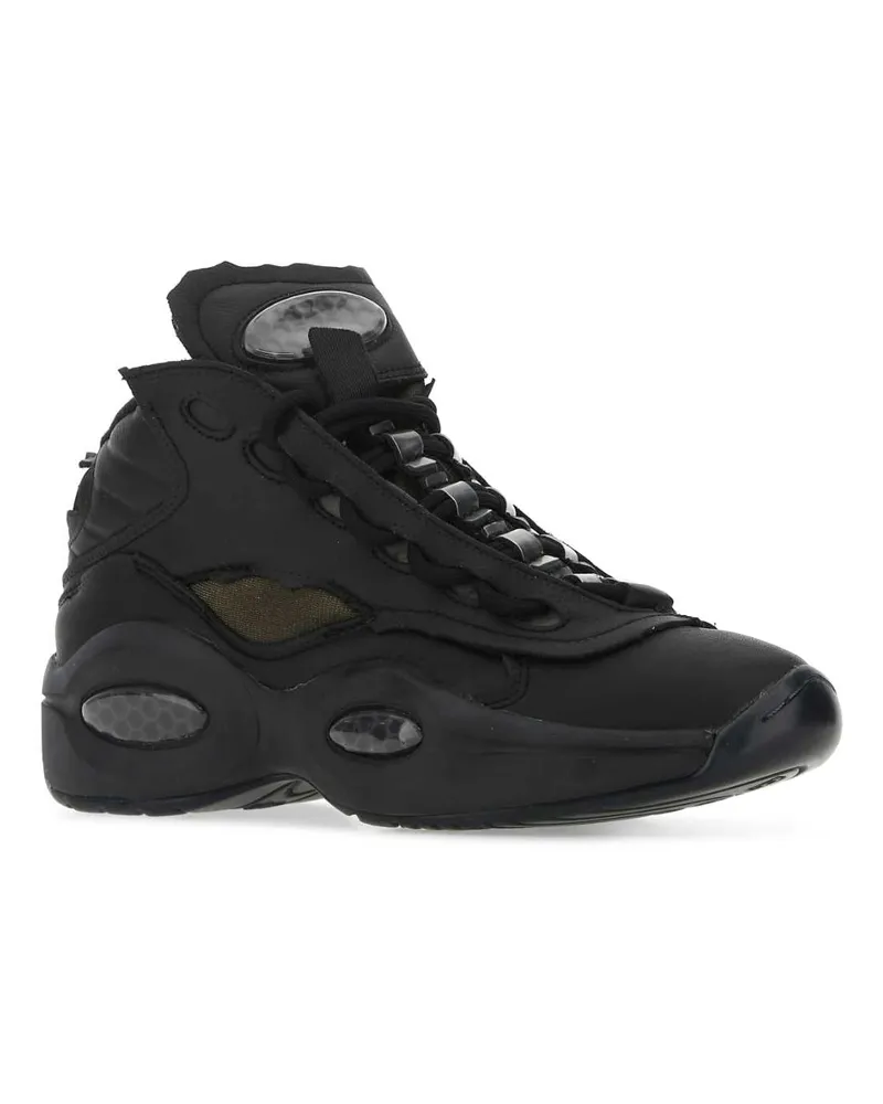 Reebok Unisex Black Leather Project 0 Tq Memory Of Sneakers Blackftwwhtblack Black