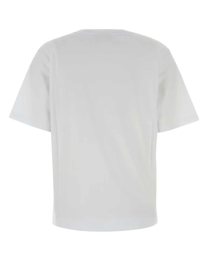 Dries van Noten Women's White Cotton Heydu T-Shirt Exterior Exterior: T-shirts And Polos White