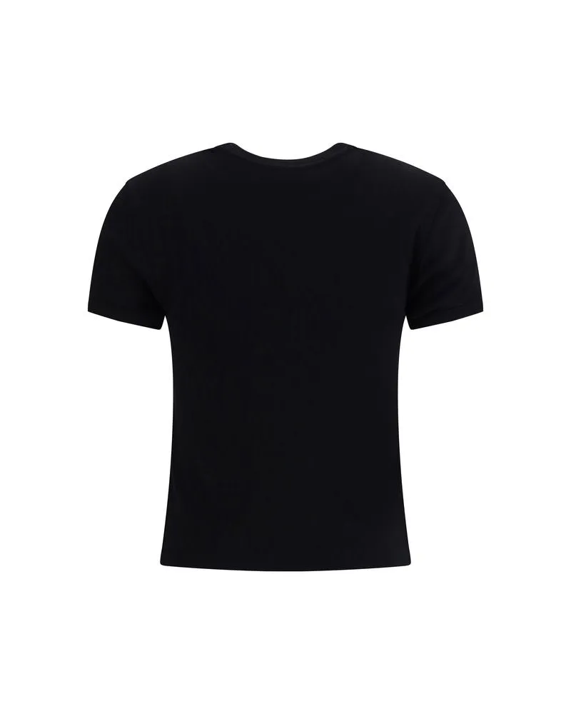 COPERNI Women's Black Cotton T-Shirt Black