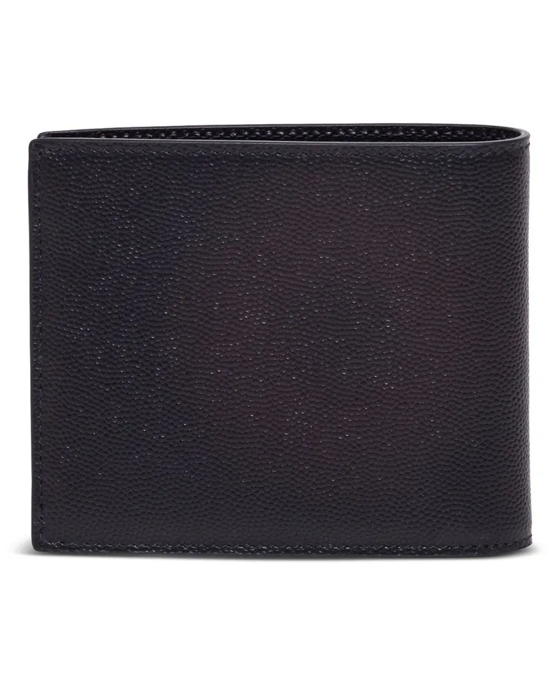 Saint Laurent Men's Bifold Wallet Black Leather Calfskin Black