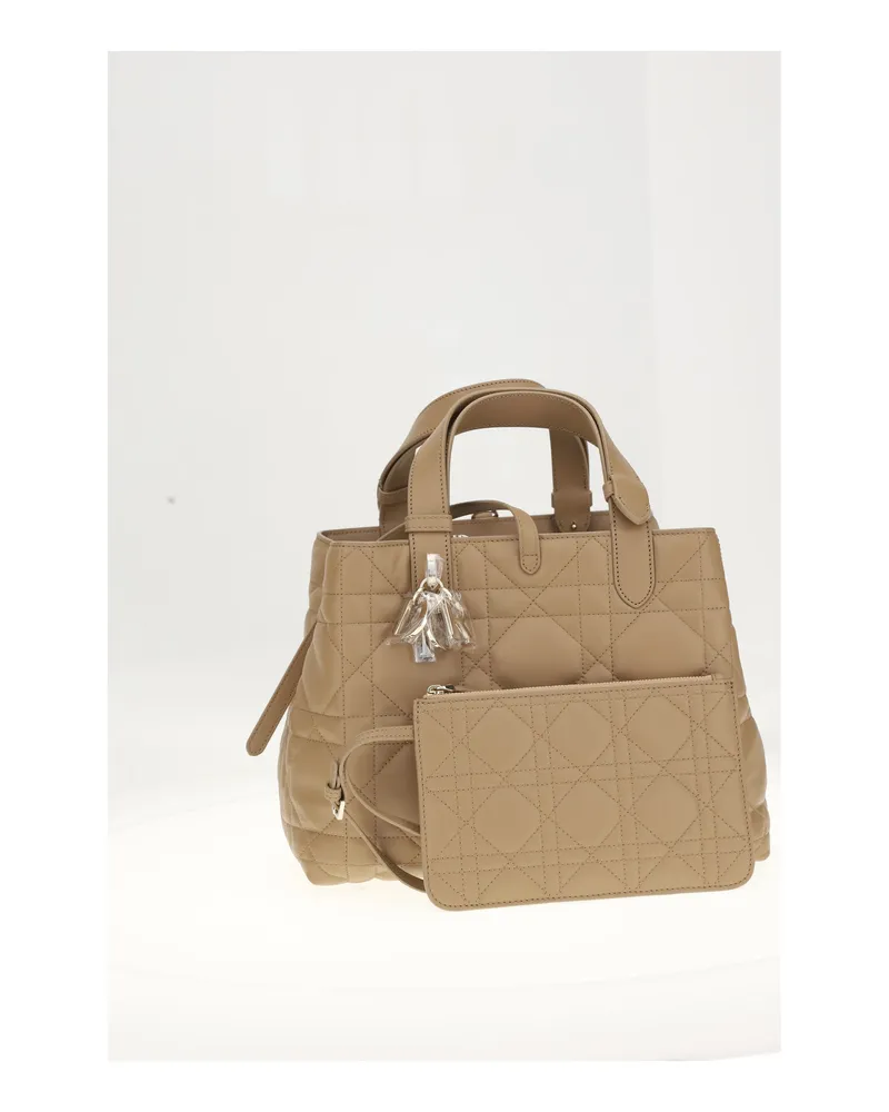 Dior Women's Shoulder Bag Toujours M Calfskin Camel Calf Leather Camel