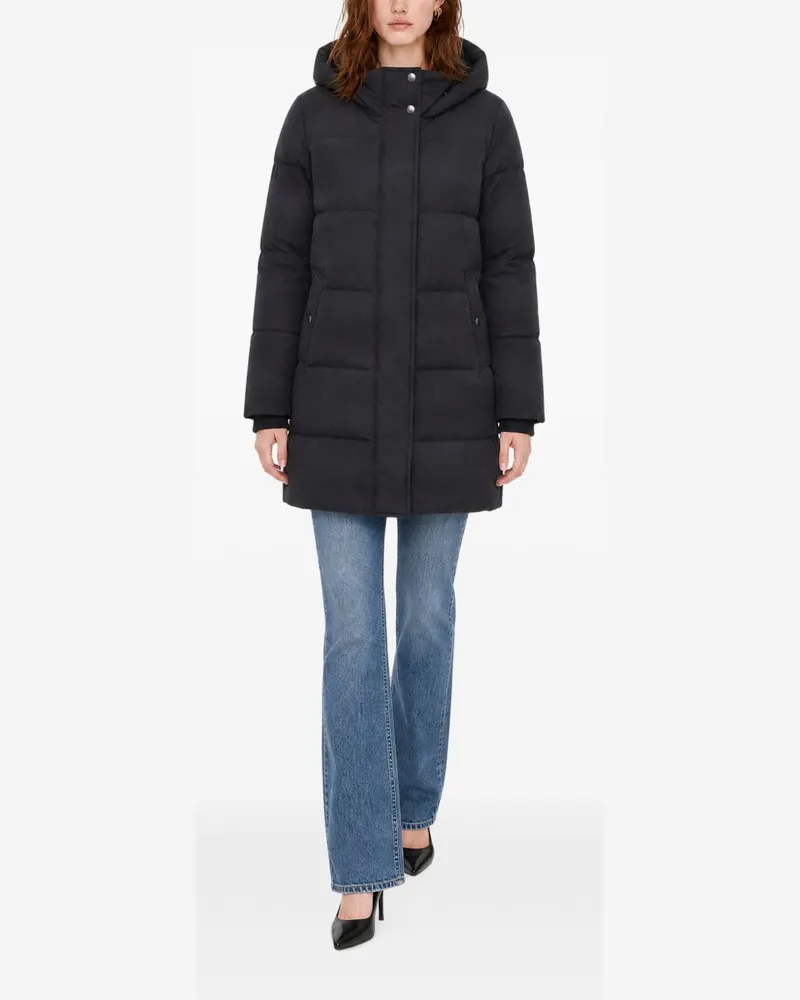 Woolrich Quilted Duck-Down Down Jacket — Black Black
