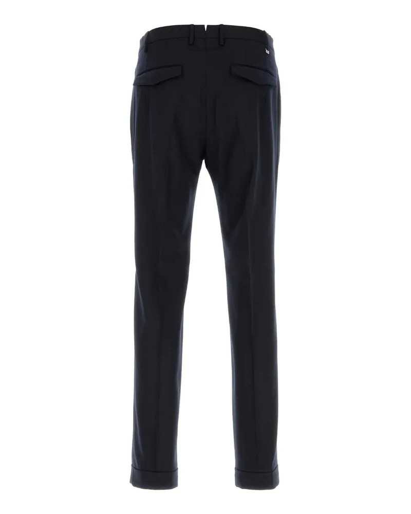 PT TORINO Men's Midnight Blue Stretch Wool Pant 0360 Pantaloni Trousers Navy