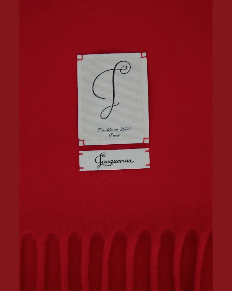 Jacquemus L'Echarpe Cavallo Scarf — Red Red